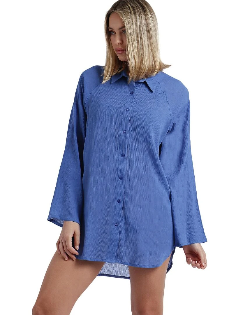 Tunique estivale chemise Playa Bleu