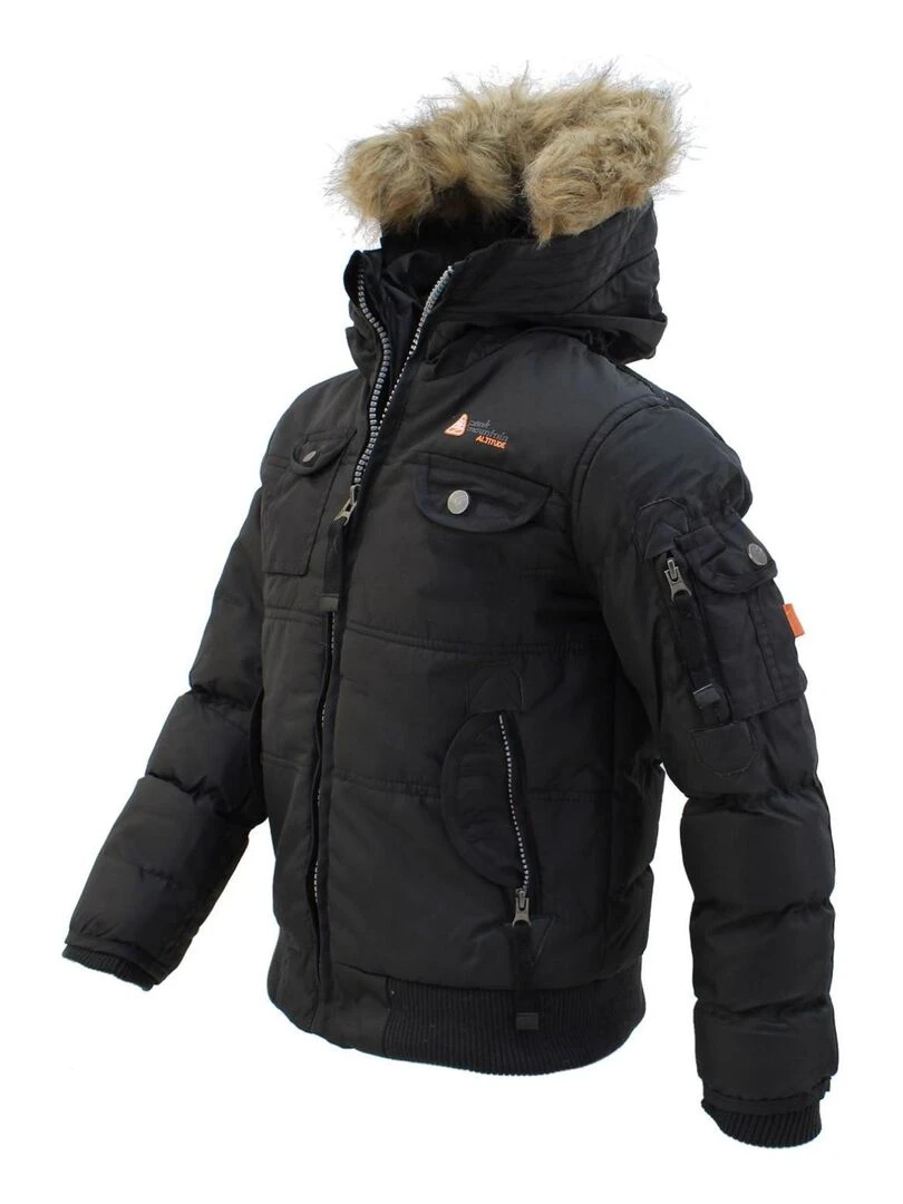 Blouson garçon ECOFLIK   PEAK MOUNTAIN   Noir Noir