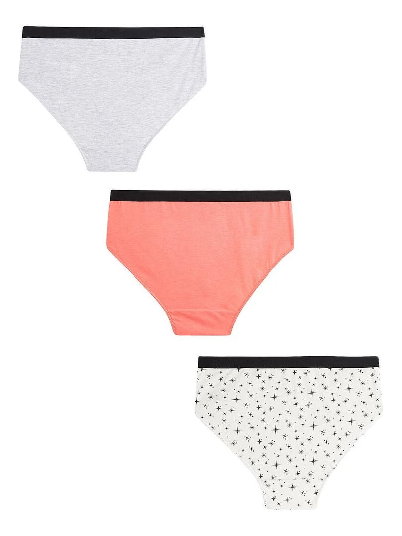 Lot de 3 culottes fille Riviera Multicolore