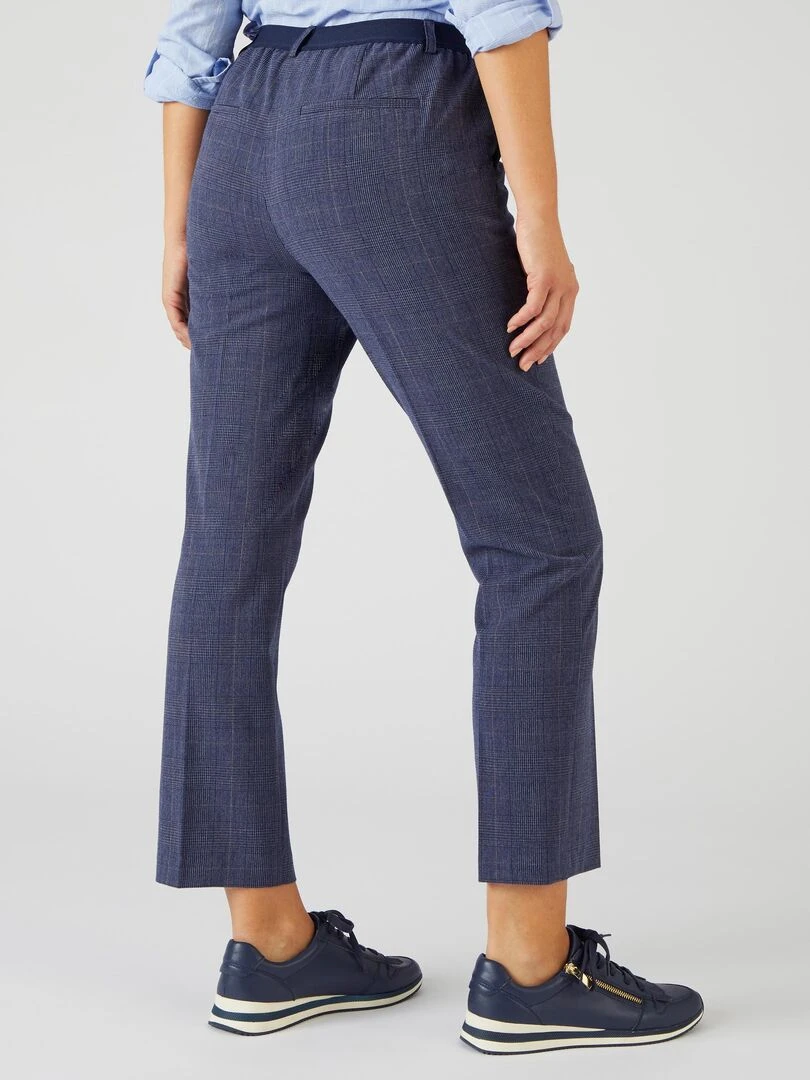 Pantalon 7/8ème enfilable bi stretch   Damart   Bleu