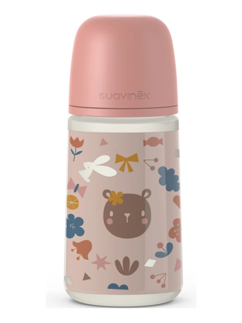 Biberon Avec Tétine Symétrique Sx Pro M Rose Poudré (270 Ml) Rose