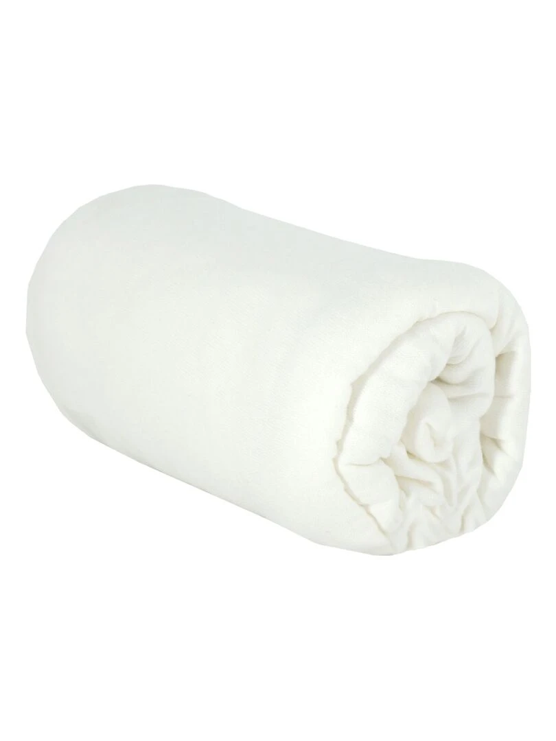 Drap housse bio berceau cosleeping 83x50 cm Blanc