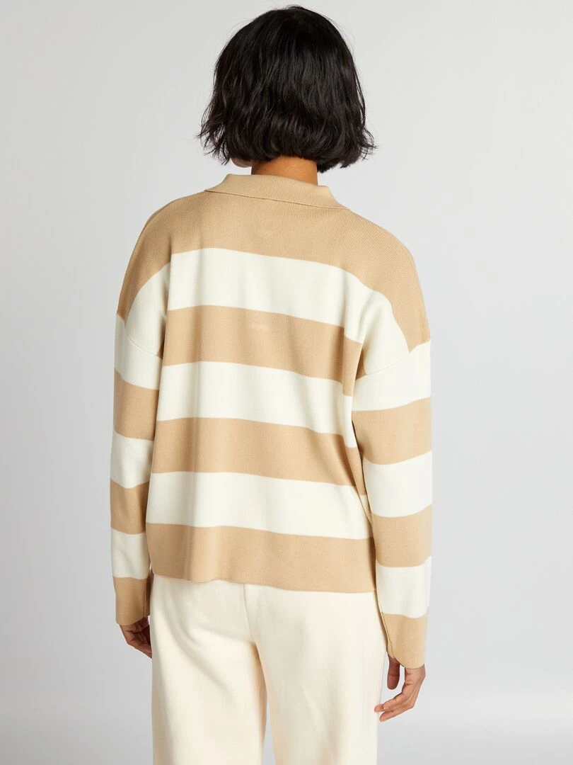 Pull en tricot   Blanc