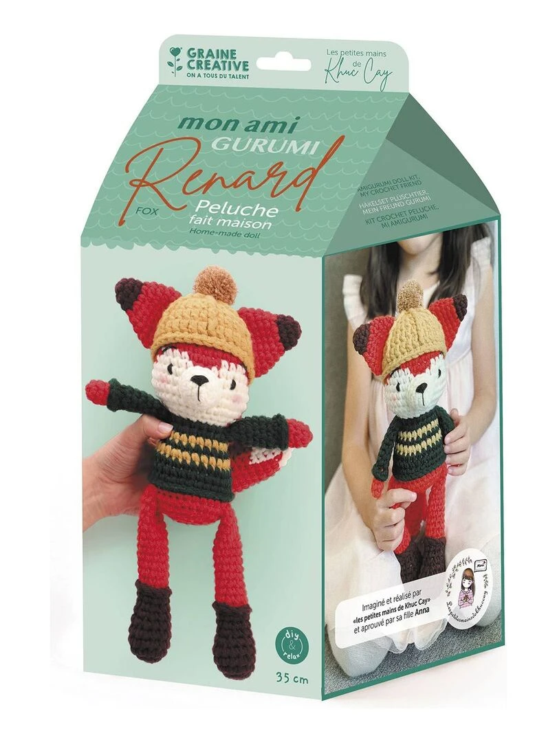 Ma Peluche Amigurumi renard en crochet   N/A