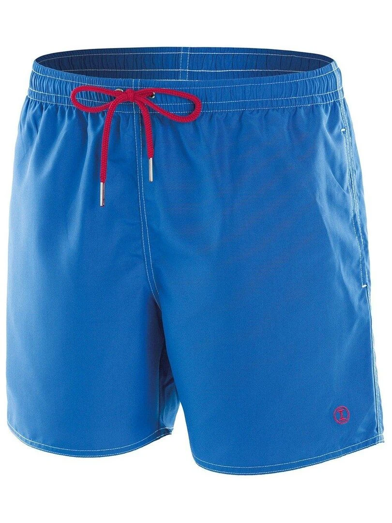 Boxer imprimé carreaux en lyocell I am Dew   Bleu