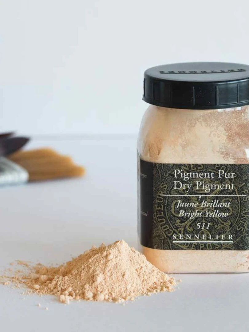 Pigment pour création de peinture   pot 80 g   Jaune brillant   N/A