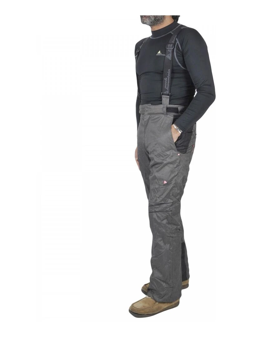 Pantalon de ski homme CEBAS   PEAK MOUNTAIN   gris anthracite