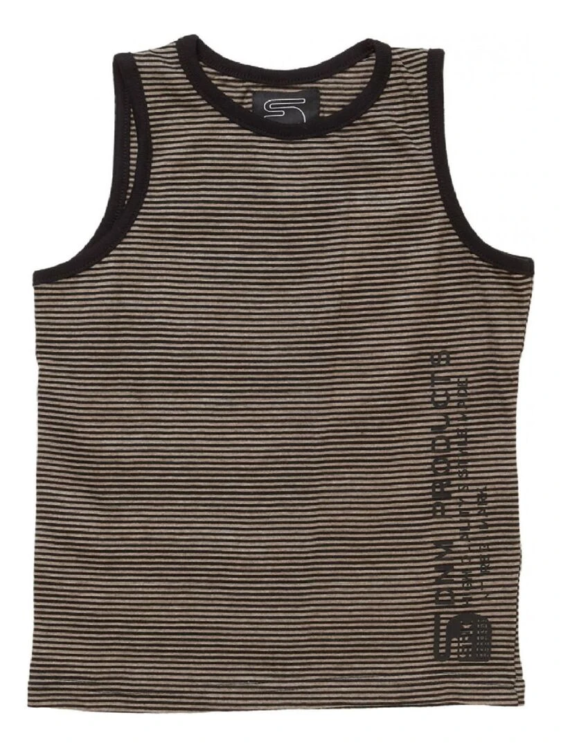 Débardeur garçon ETROL SRK Gris taupe