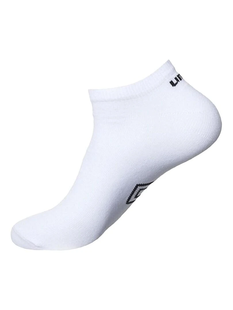 Lot de 6 Paires de Chaussettes Sneackers Homme Taille 39/42 Umbro   Blanc