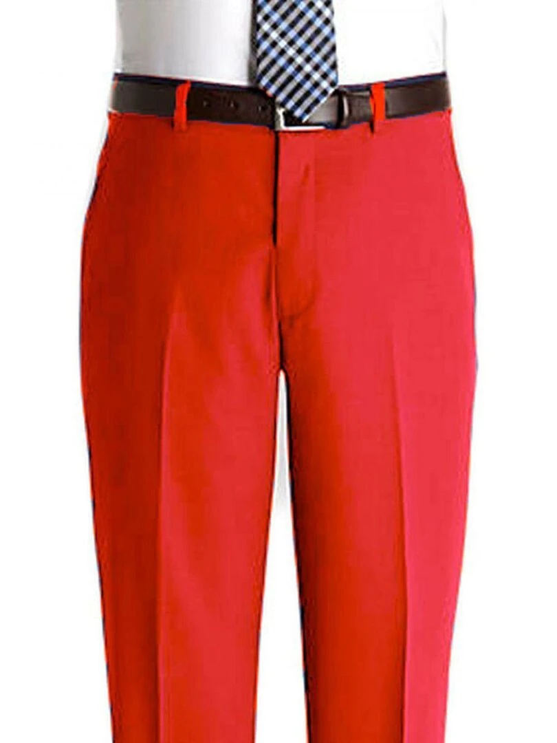Pantalon en polyester Kebello Rouge