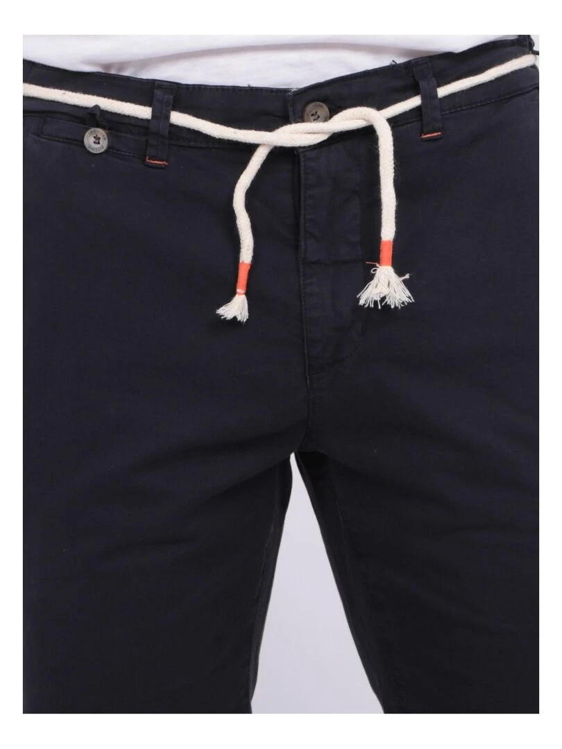 Bermuda chino BOSCO   Bleu marine