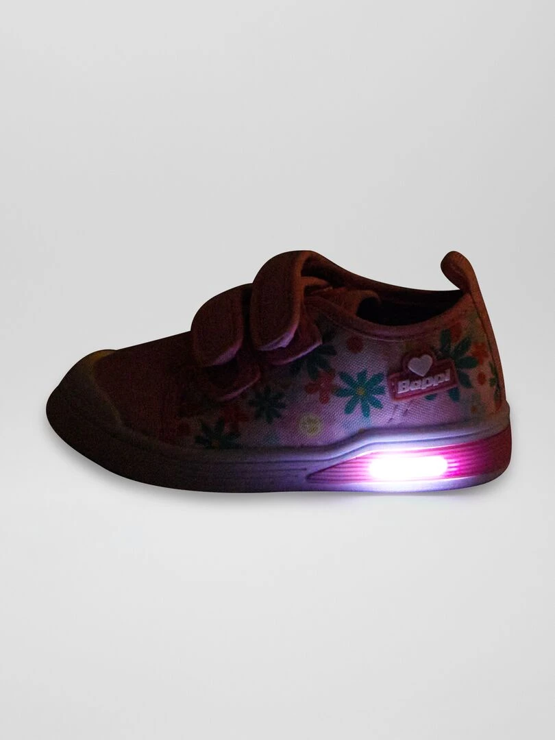 Baskets fleuries lumineuses 'Beppi'   Rose