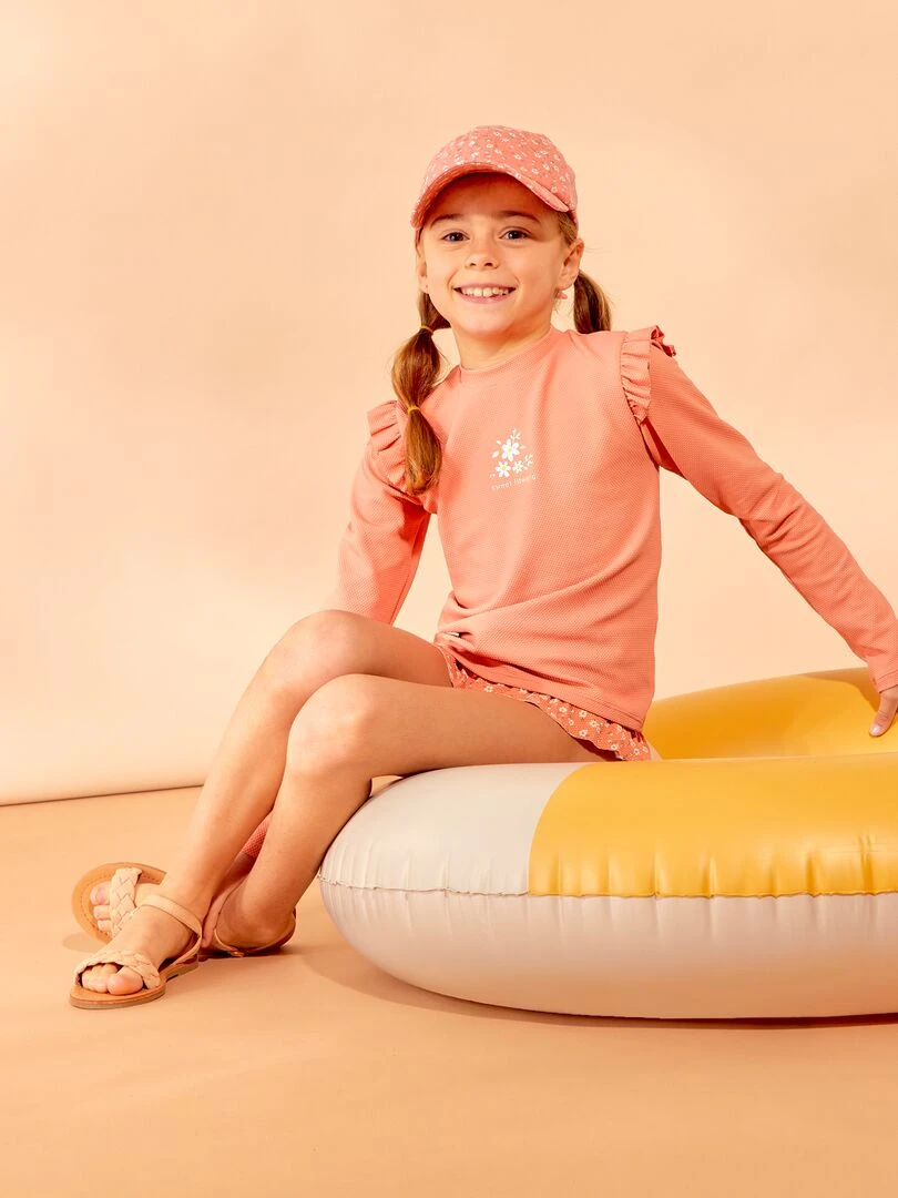 Sandales avec brides tressées   Rose