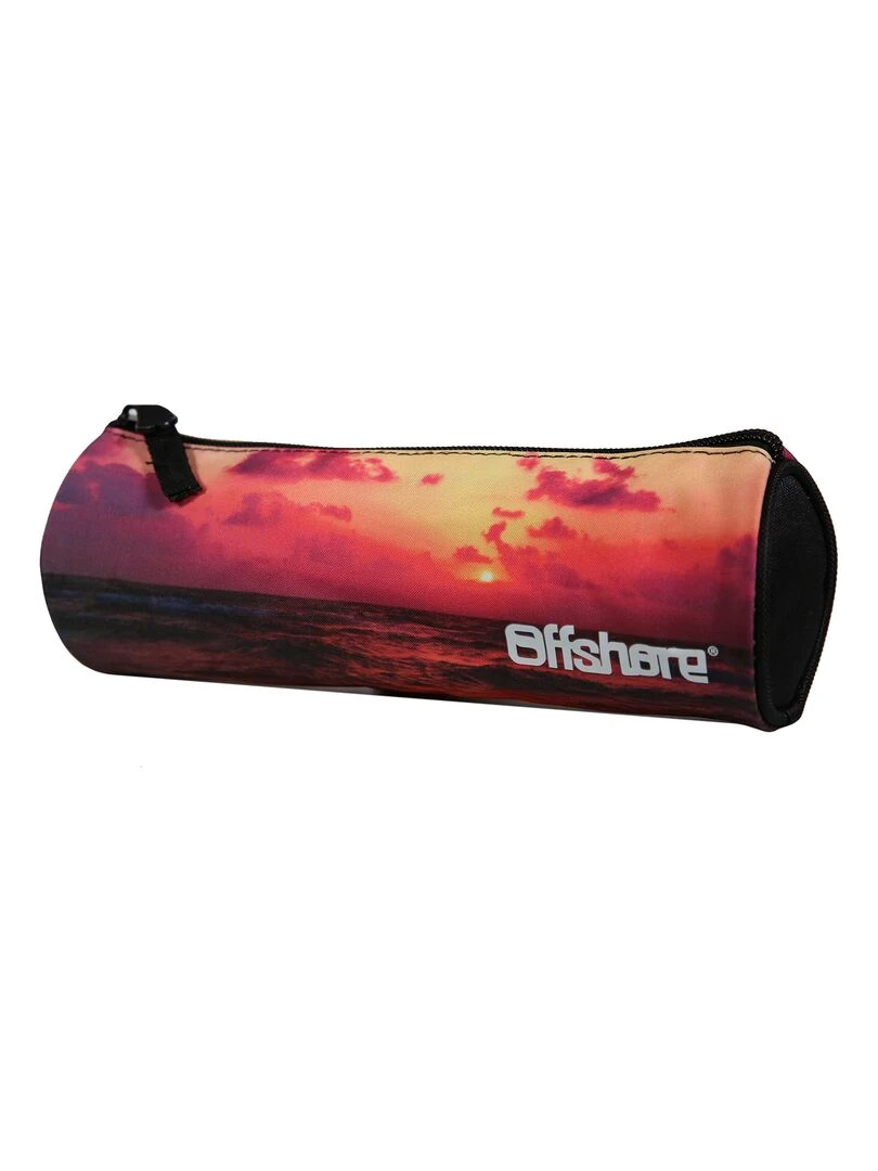 BAGTROTTER Trousse scolaire ronde Offshore Sunset Multicolore