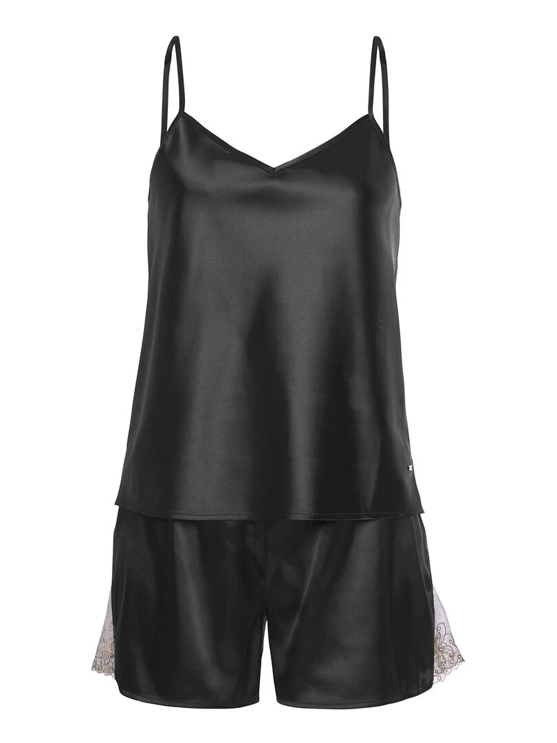 Pyjama short caraco Capsule   Noir