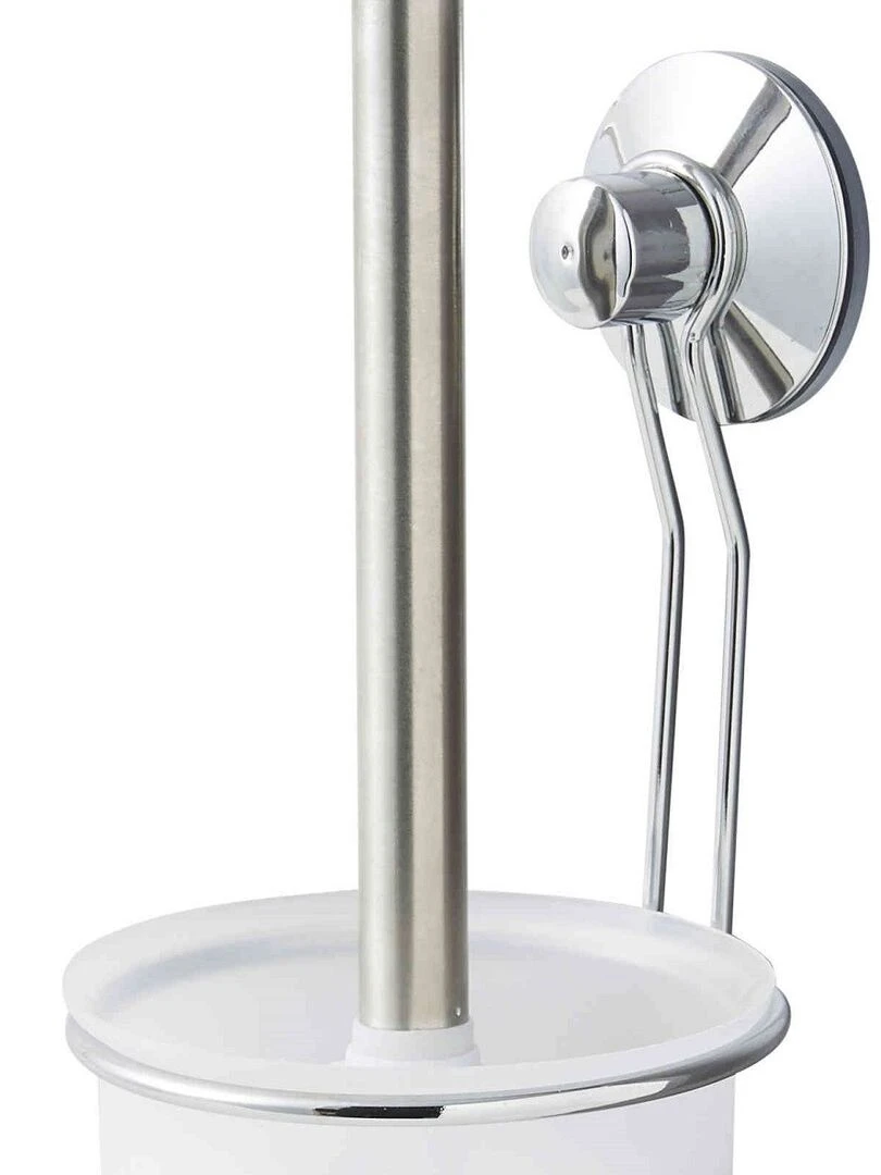 Guy Levasseur Brosse WC à ventouse d'air en ABS Blanc