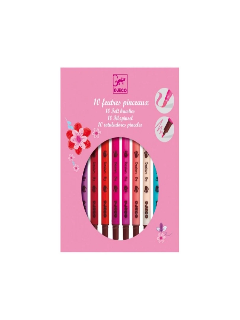10 Feutres Pinceaux Coloris Sweet N/A