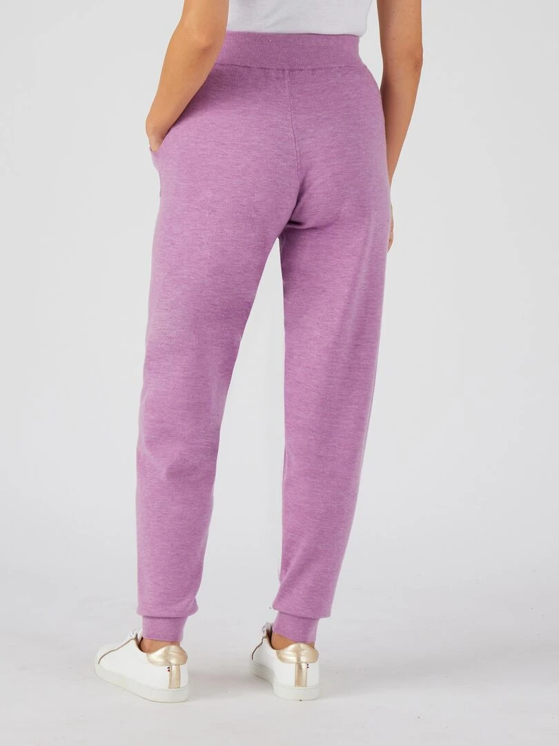 Pantalon en maille forme jogging Thermolactyl   Happy D. by Damart   Mauve