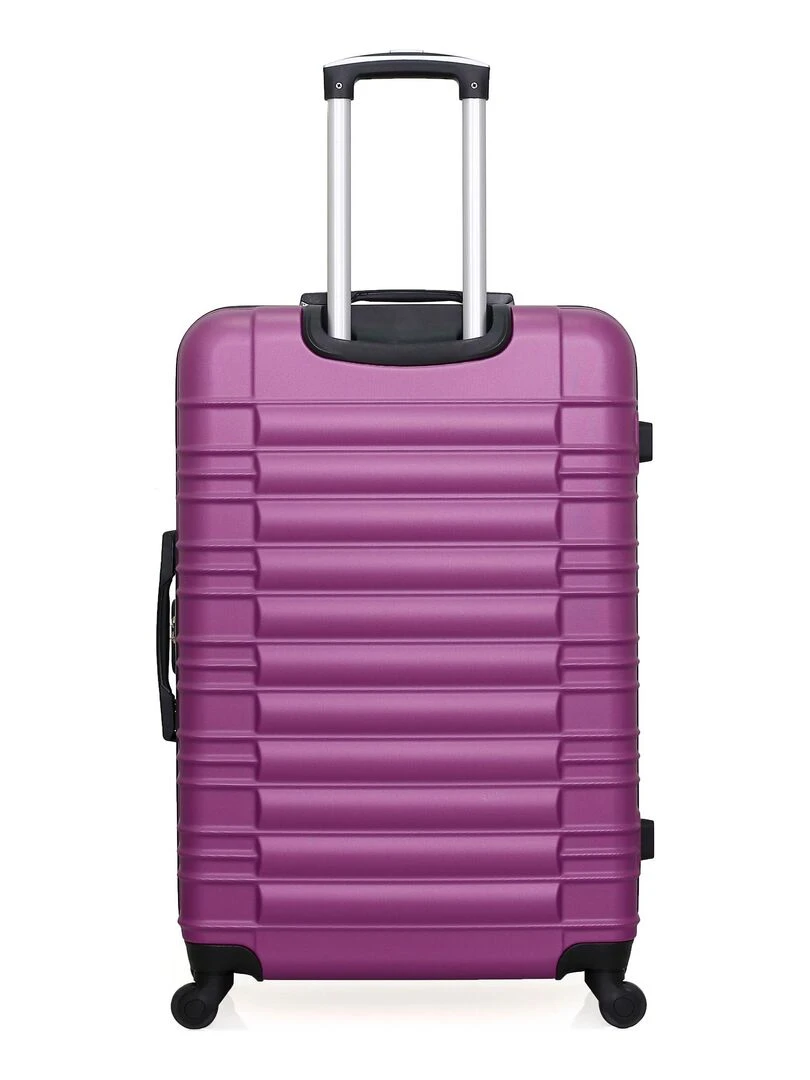LPB LUGGAGE   VALISE GRAND FORMAT ABS GIULIA 4 ROUES 75 CM   Violet prune