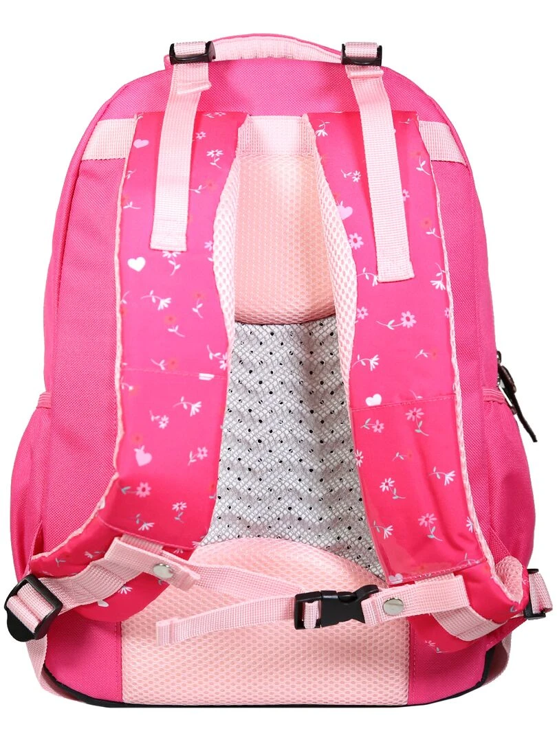 BAGTROTTER Sac à dos 2 compartiments Phileas Rose Danseuses   Rose