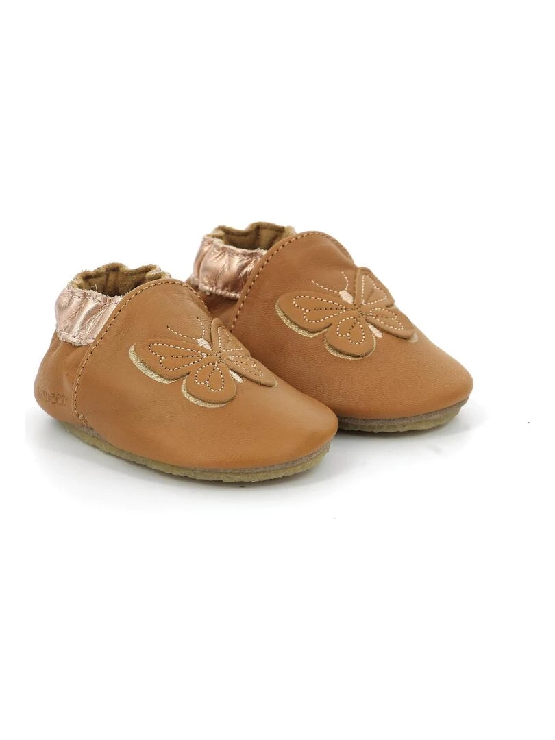 Chaussons Cuir Flyinthewindcrp Marron