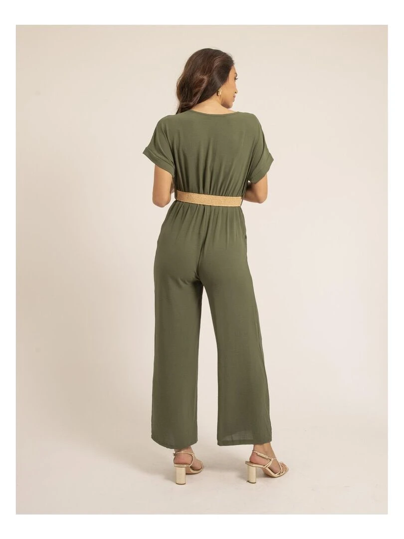 Combi pantalon et ceinture EDERNIE Kaki