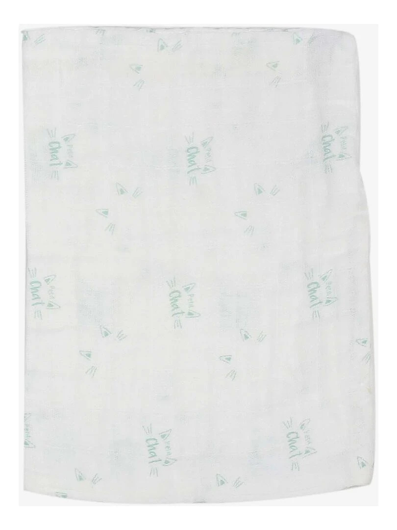 Lot de 3 gants de toilette bébé Kinousses Vert