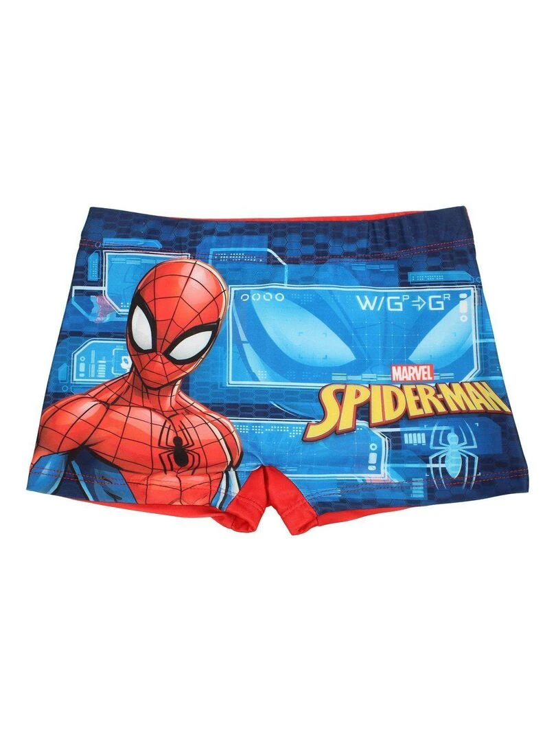 Disney Boxer De Bain garçon imprimé Spiderman Bleu marine