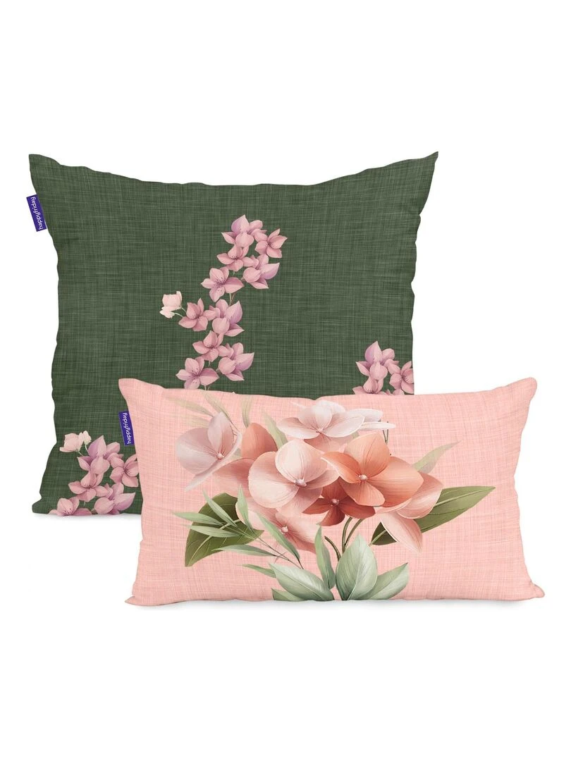 Housse de coussin Migration "Happyfriday"   Blanc