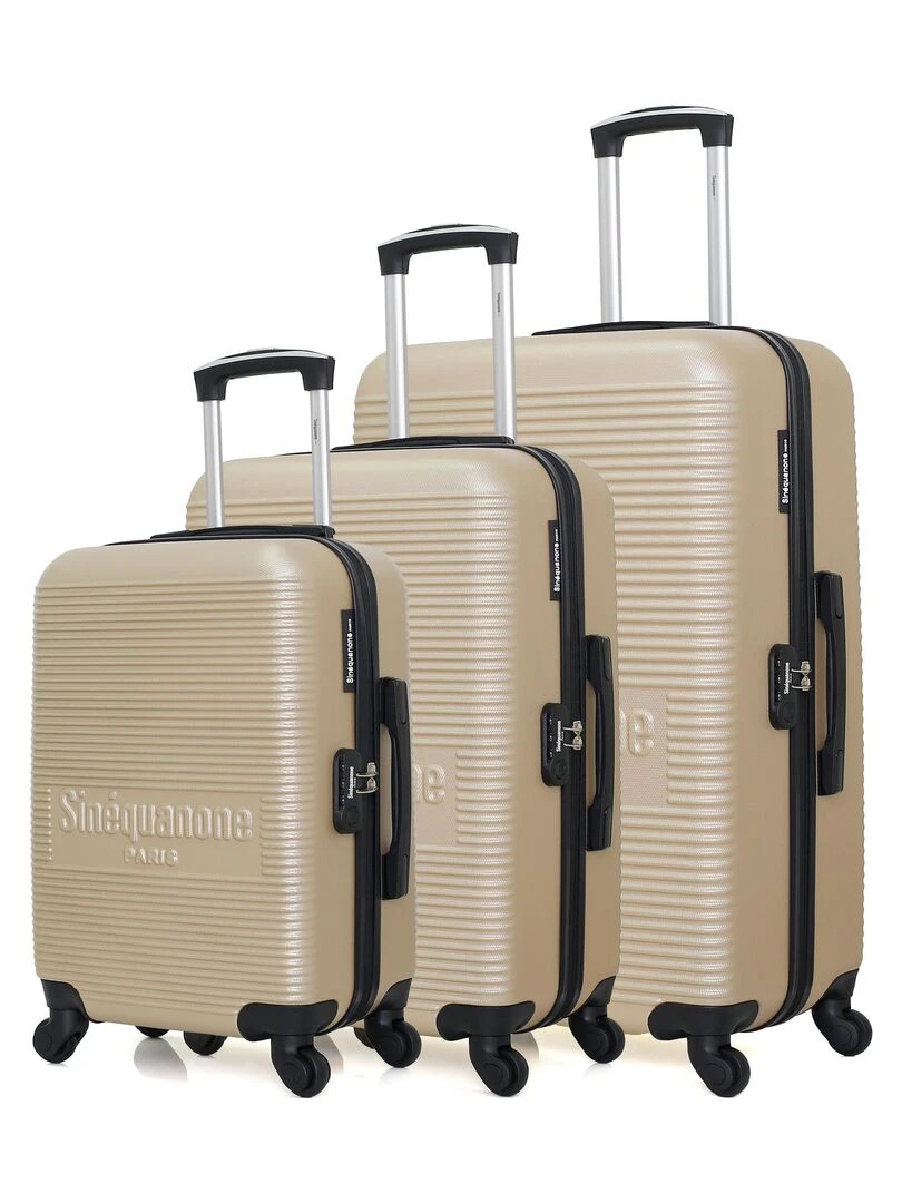 Set de 3 Valises Rigides 3 DEMETER Beige
