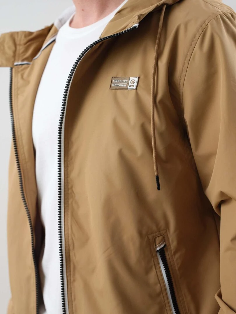 Blouson homme avec capuches doublée 'Deeluxe'   Marron caramel