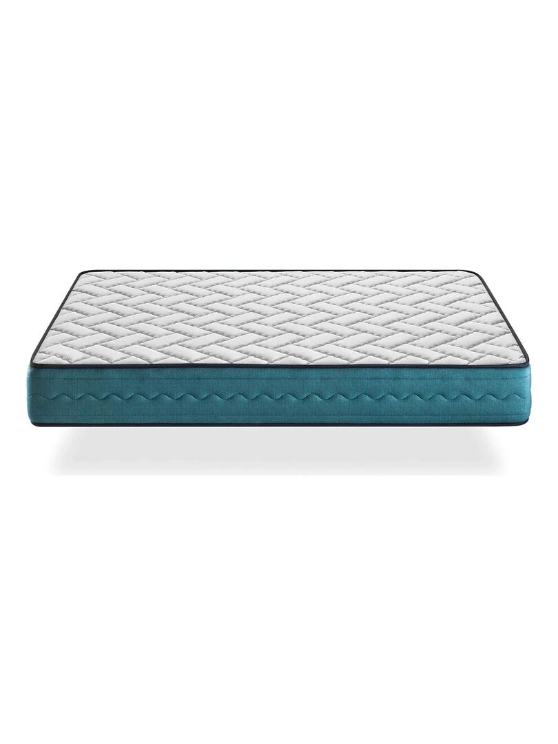 Matelas DEO  Epaisseur 22 CM LIT ENFANT  Moussee a memoire    Bleu turquoise