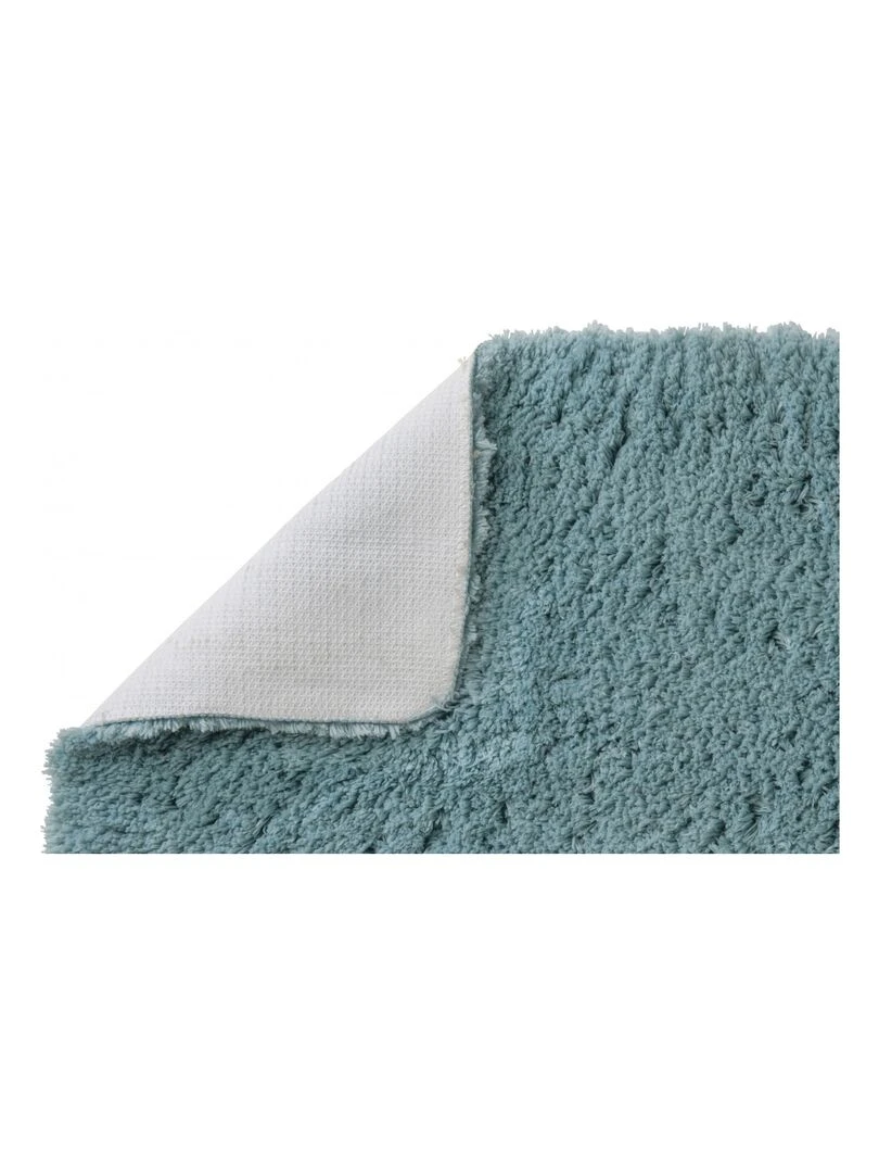 Guy Levasseur   Tapis de bain en polyester uni bleu   Bleu