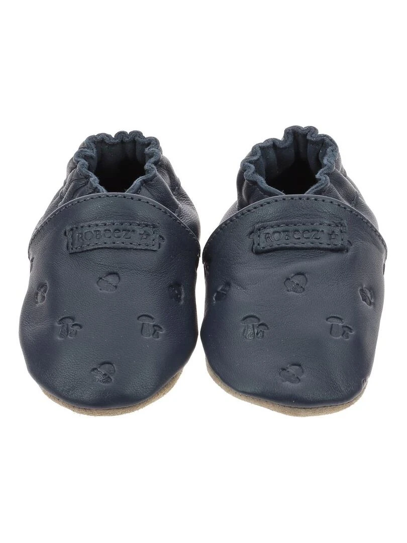 Chaussons Cuir Mywood Bleu marine