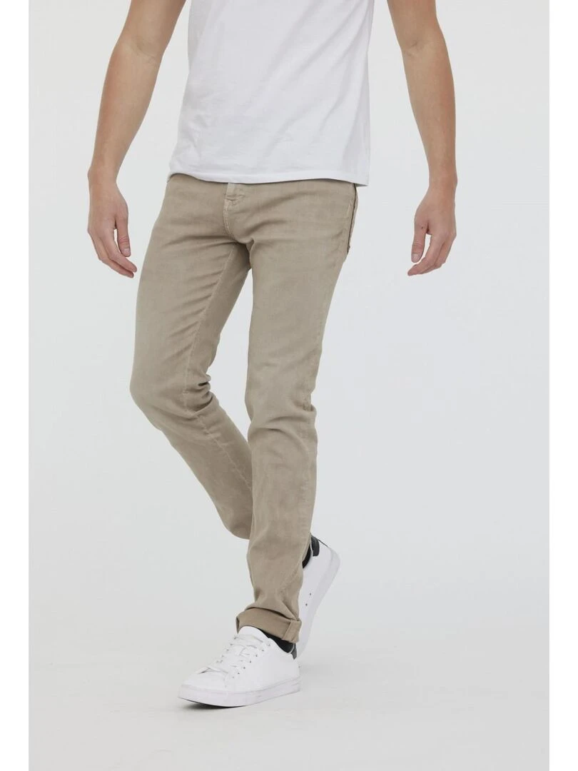 Lee Cooper   Pantalon coton slim LC030   Taupe