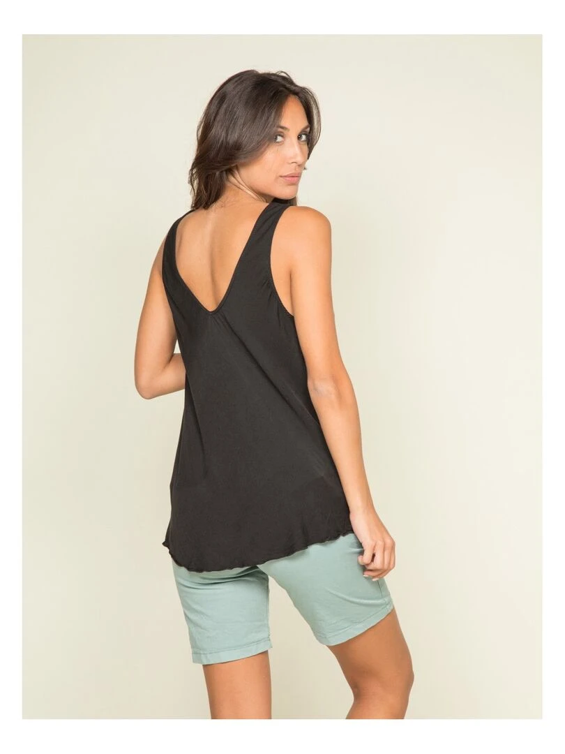 Top fluide FRESH Noir