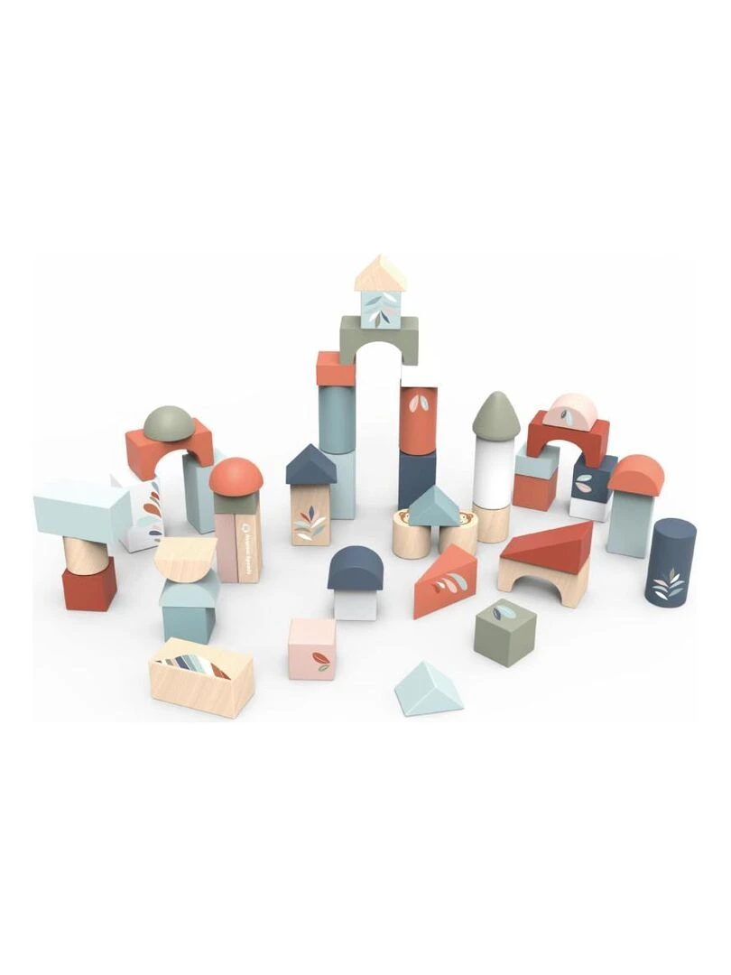 Jeu de construction en bois 50 blocs Speedy Monkey N/A