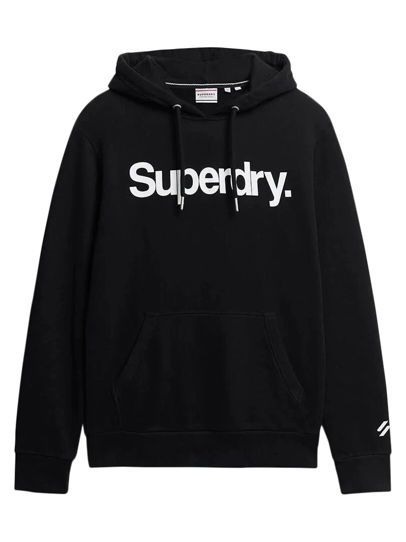 Sweat à Capuche Superdry Core Logo Classic Noir