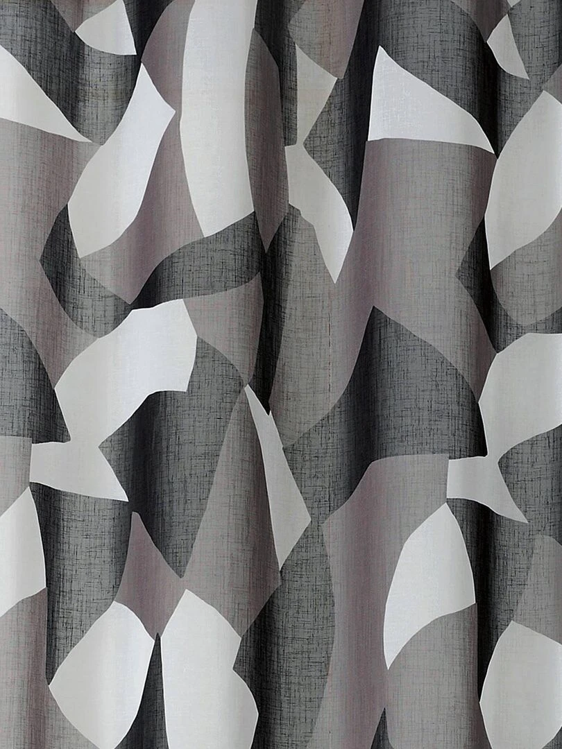 Voilage tamisant Camo   Gris clair