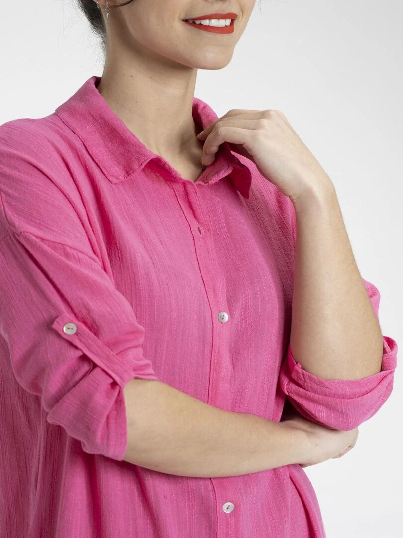 Robes chemise ROMANE   Gérard Pasquier   Rose