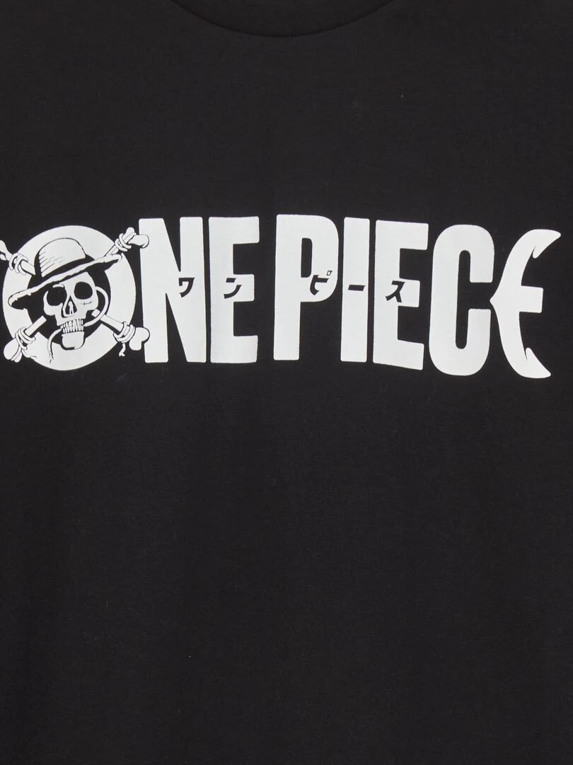 Pyjama long 'One Pièce' 2 pièces Noir
