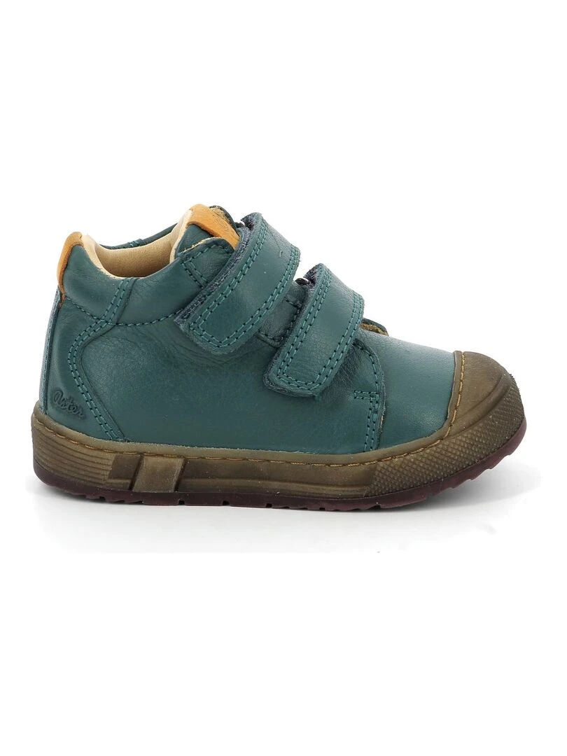 Bottillons Cuir Brett Vert