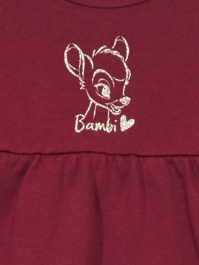 Robe sweat 'Mickey' 'Disney' Rouge