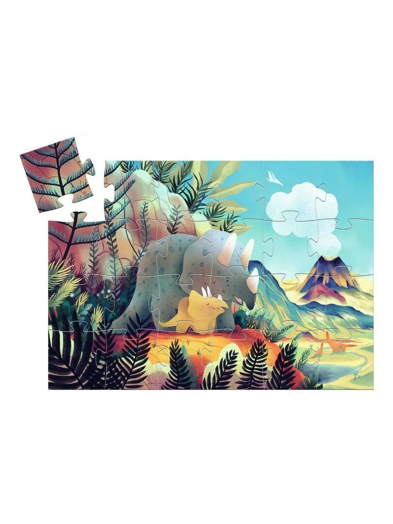 Puzzles silhouettes Théo le dino 24 pcs N/A