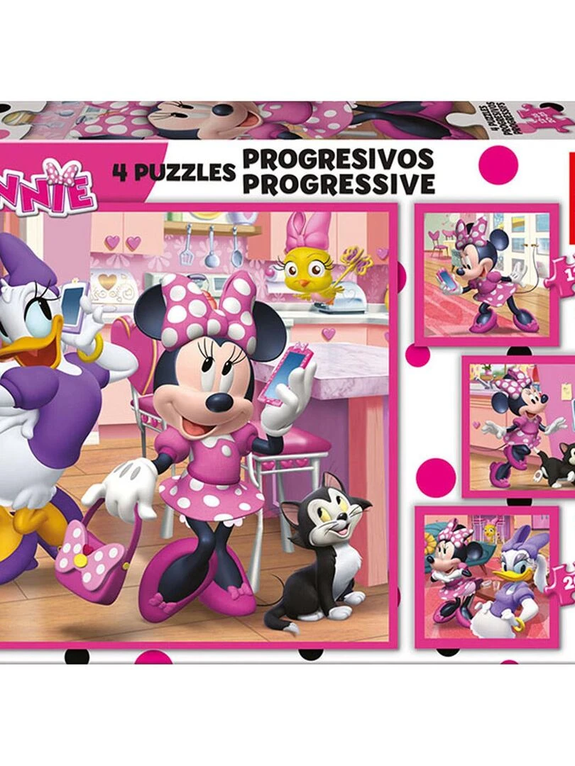 Puzzles progressifs 12 à 25 pièces : Minnie et ses amis N/A