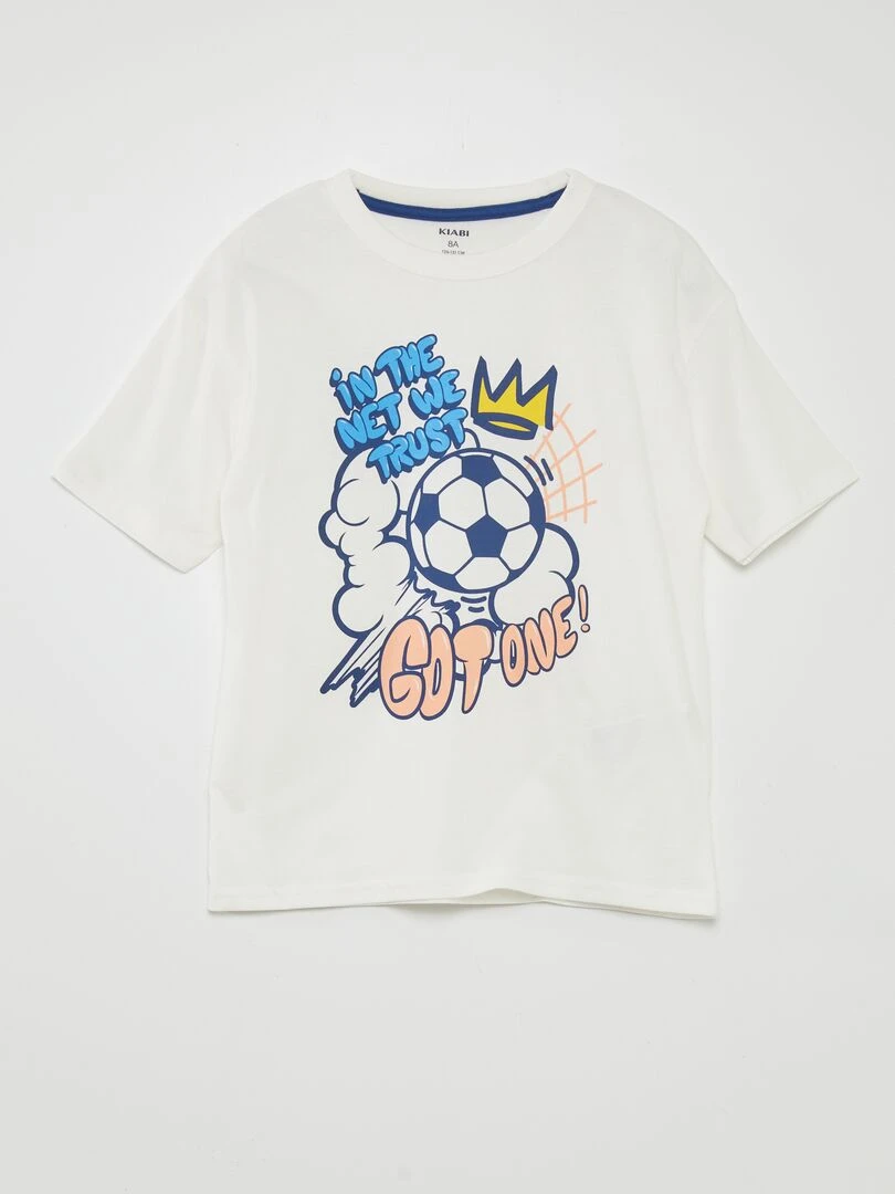 Short de bain imprimé   Bleu moyen