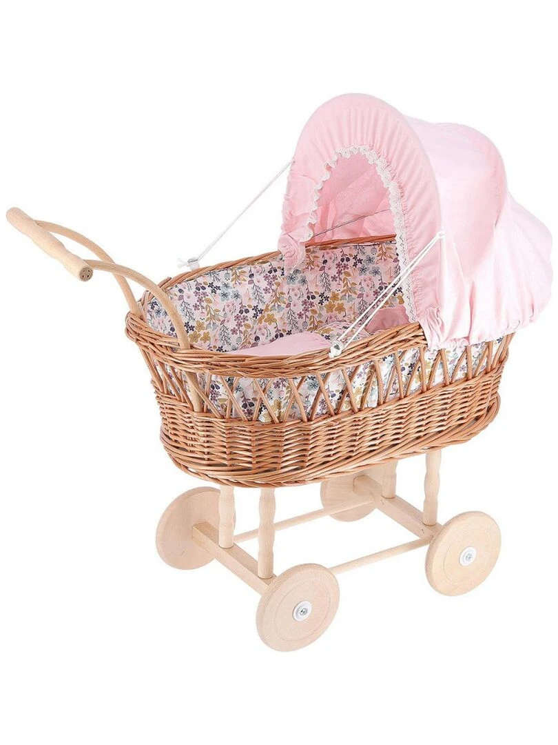 Landau en osier : Fleurs de printemps N/A