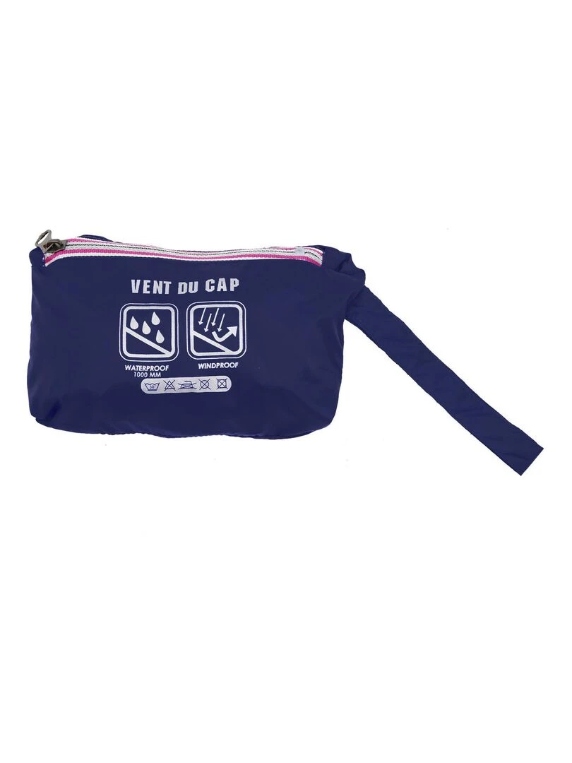 Coupe vent fille GAROW   VENT DU CAP   Bleu marine