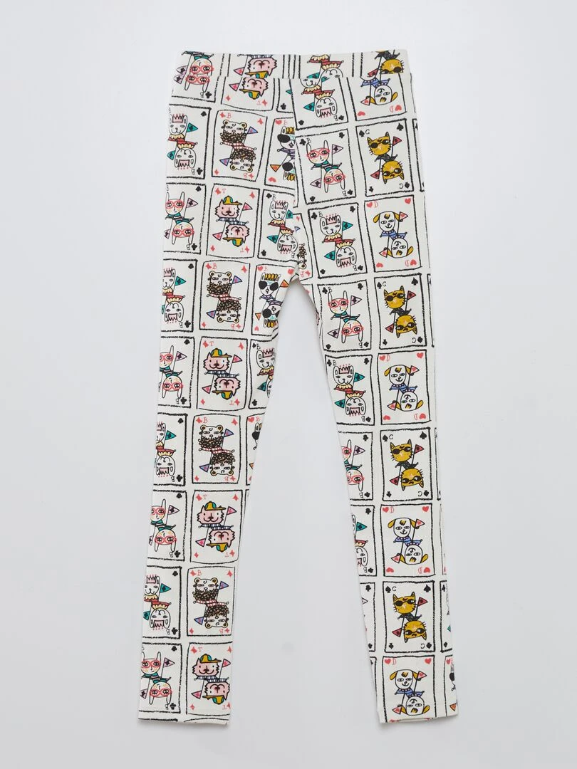 Legging côtelé X Little Bad Wolf   Blanc