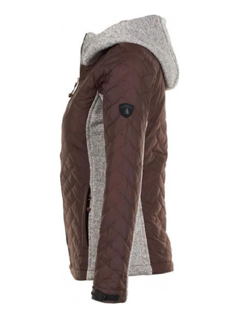 Blouson polaire femme AVA   Marron